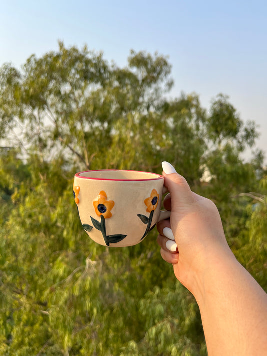 Yellow Flower Mug
