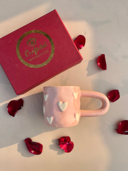 3d Pink Heart Mug Gift Hamper