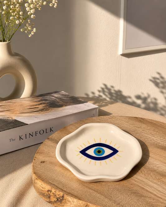 Evil Eye Dessert Plate