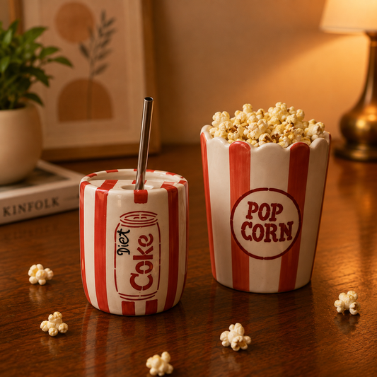 Movie Night Snack Combo (Popcorn Bucket and Diet Coke Sipper)