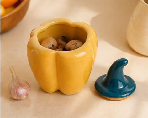 Capsicum/Bell Pepper Jar- Yellow