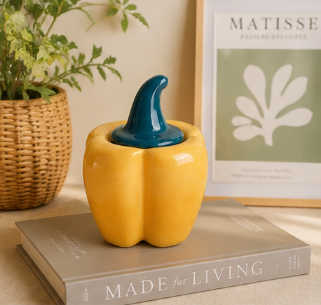 Capsicum/Bell Pepper Jar- Yellow