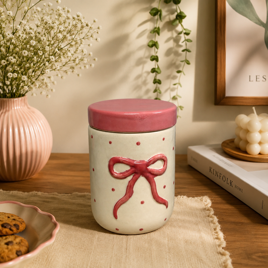 Rose Bow Jar