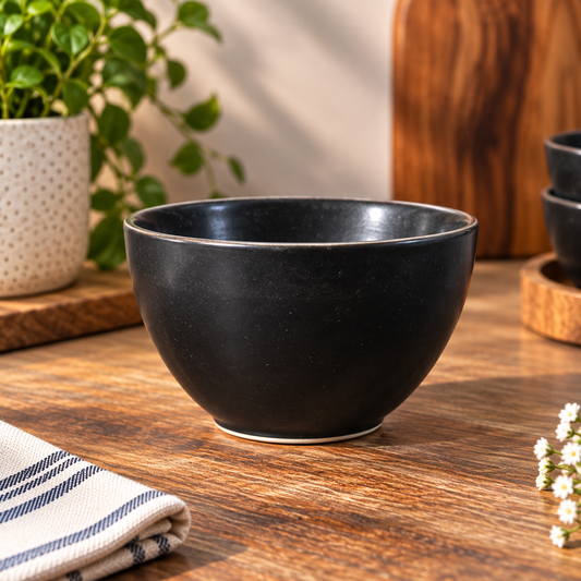 Rustic Black Bowl
