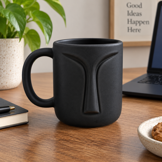Black Face Mug