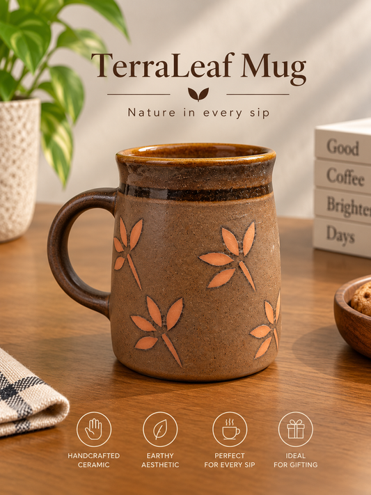 TerraLeaf Ceramic Mug