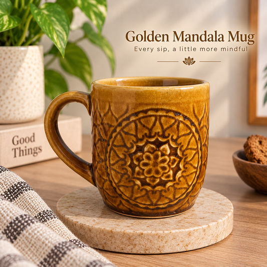 Golden Mandala Mug