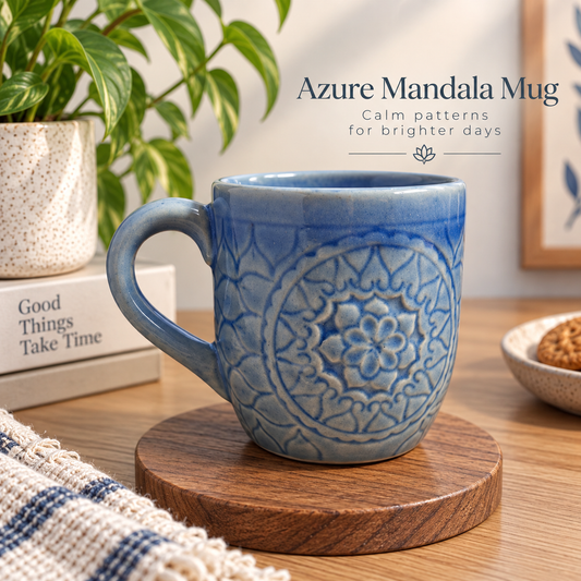 Azure Mandala Mug