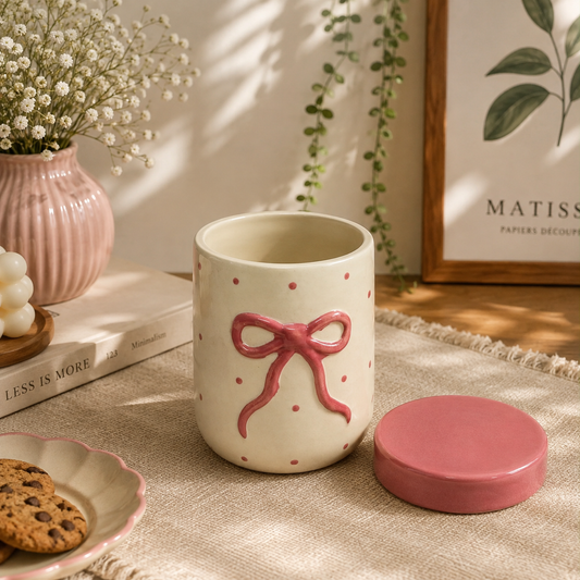 Rose Bow Jar