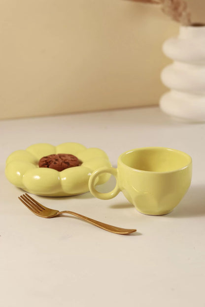 Sunflower Cup and Saucer