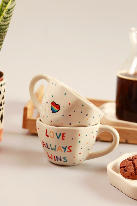 ‘LOVE ALWAYS WINS’ Coffee Mug
