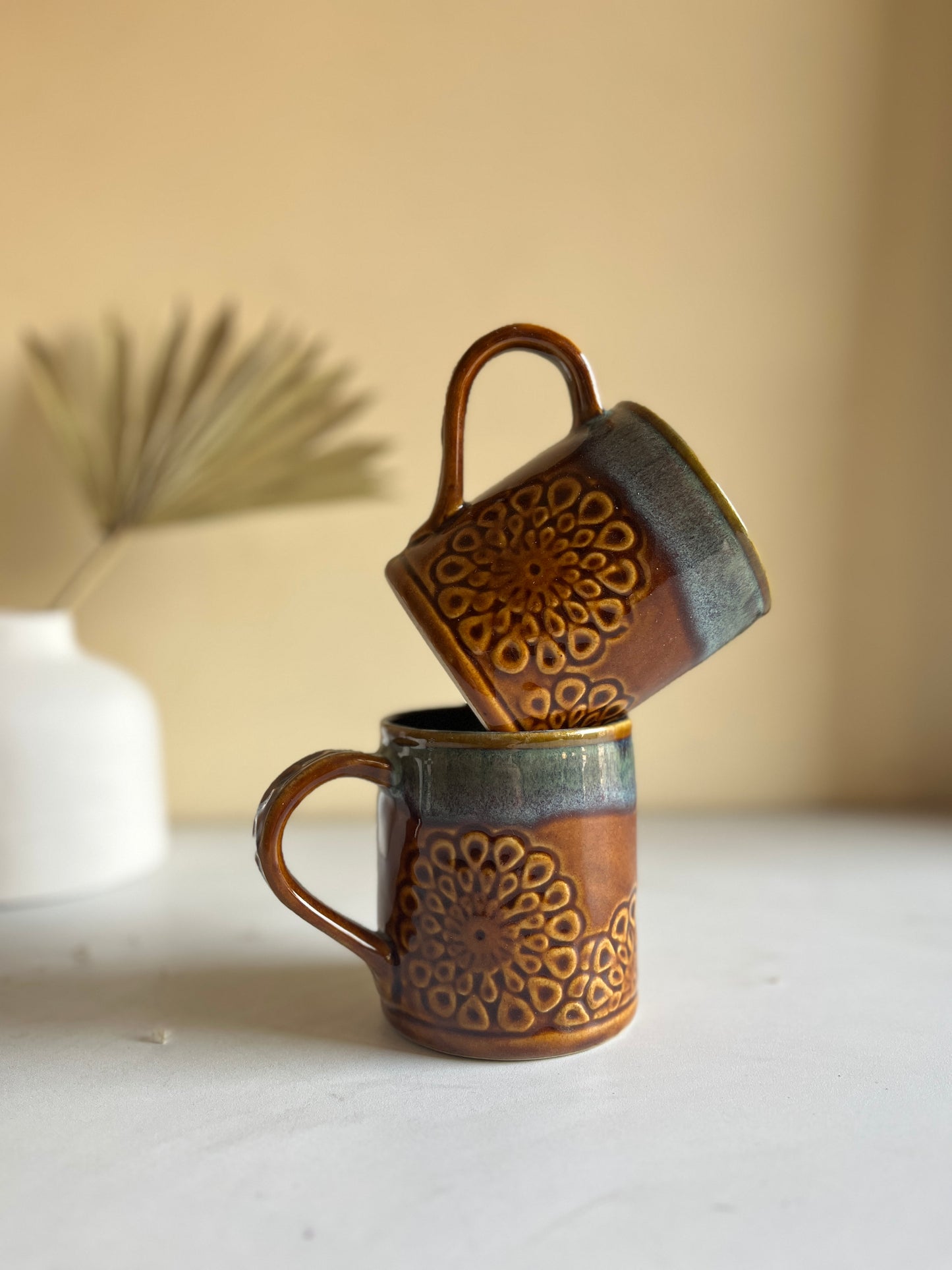 Studio Pottery Brown Coffee Mug