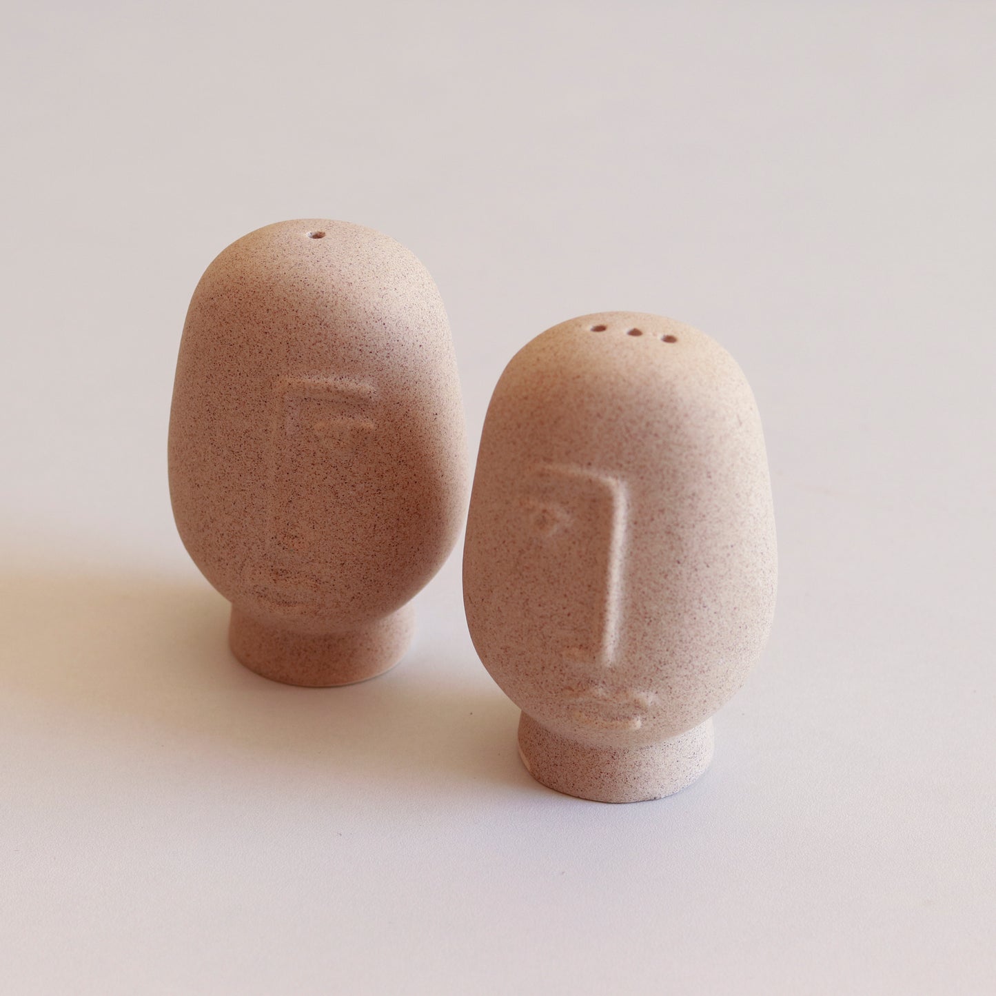 Abstract Face Line Art Salt n Pepper Shakers