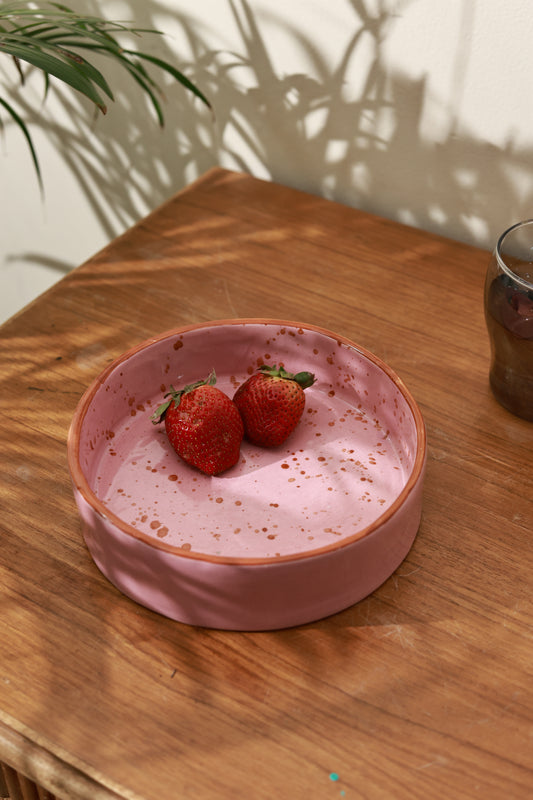 Ceramic Meal Bowl- Pink