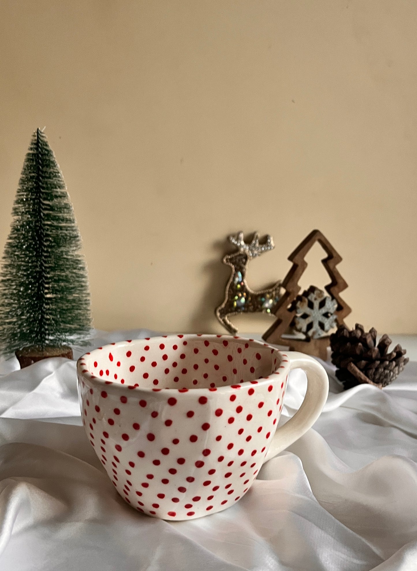 Red Polka Mug