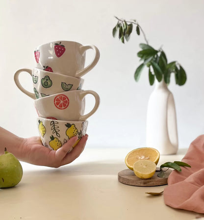 ‘The FRUIT Collection’ Cups (combo pack of 4)