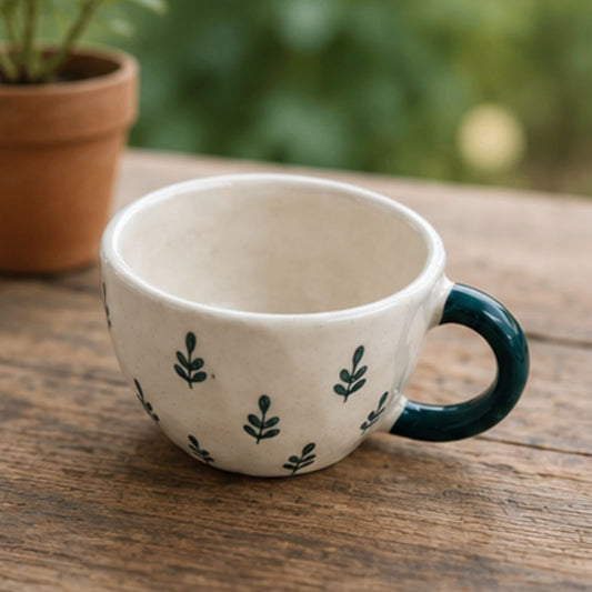 Green Leaf Mug