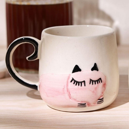 Pink Cat Mug