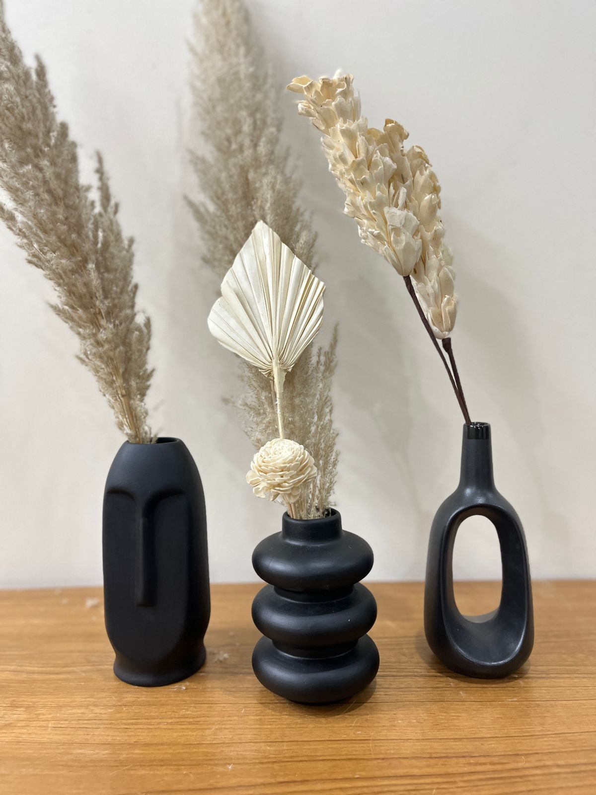 The Black Family Vase Combo (Set of 3)