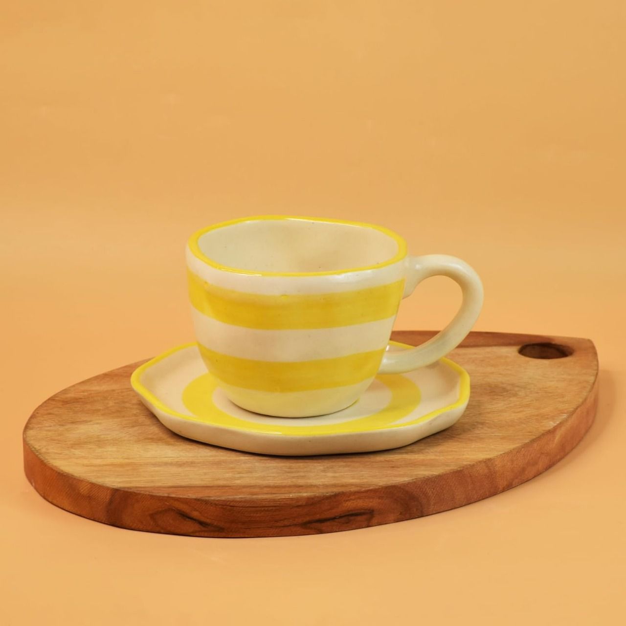 Yellow Sripes Breakfast Set