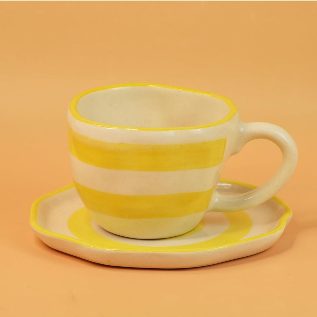 Yellow Sripes Breakfast Set