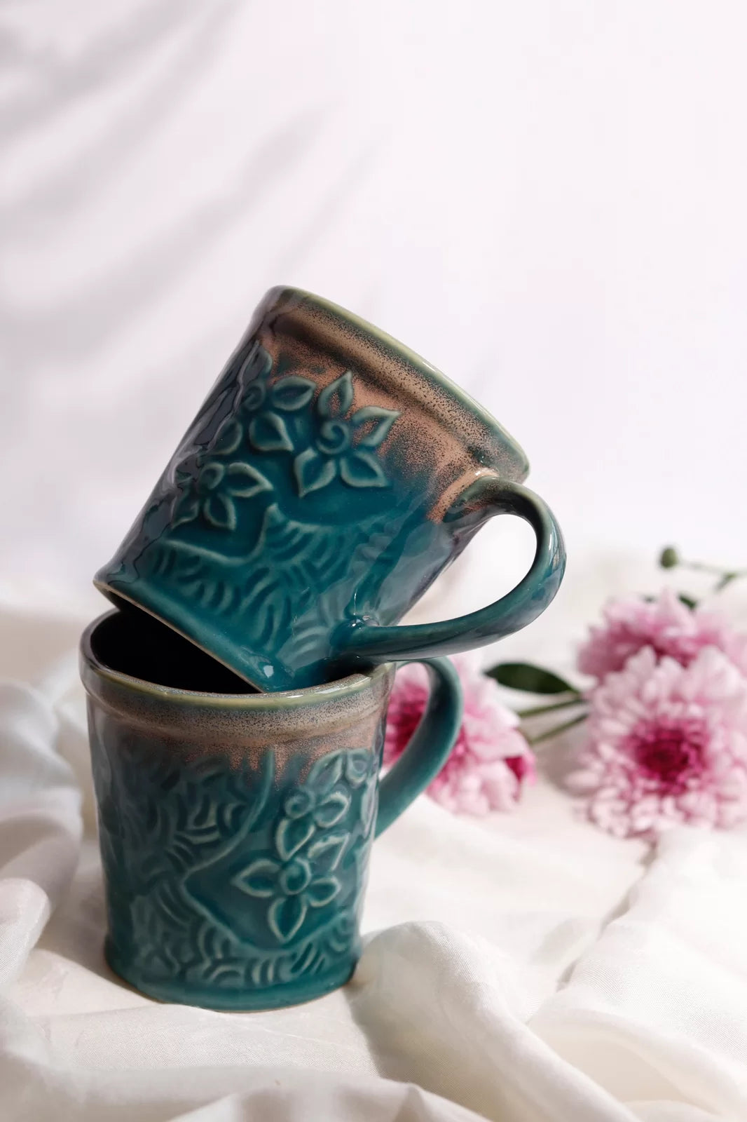 Bloom Engraved Coffee Mug