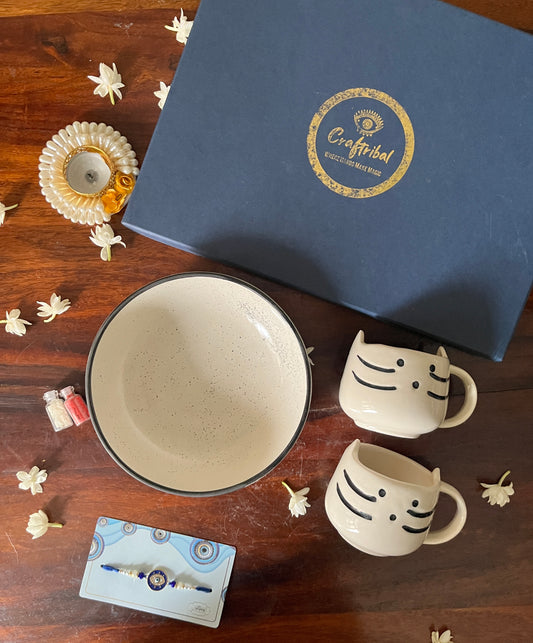 Whiskers and Pasta Rakhi Hamper